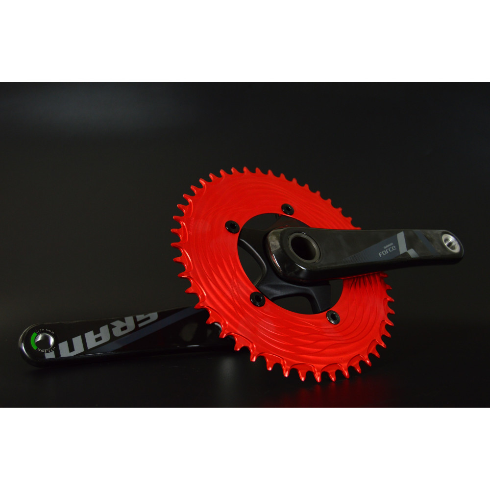 Round AERO 107 BCD SRAM Asy Road/Gravel
