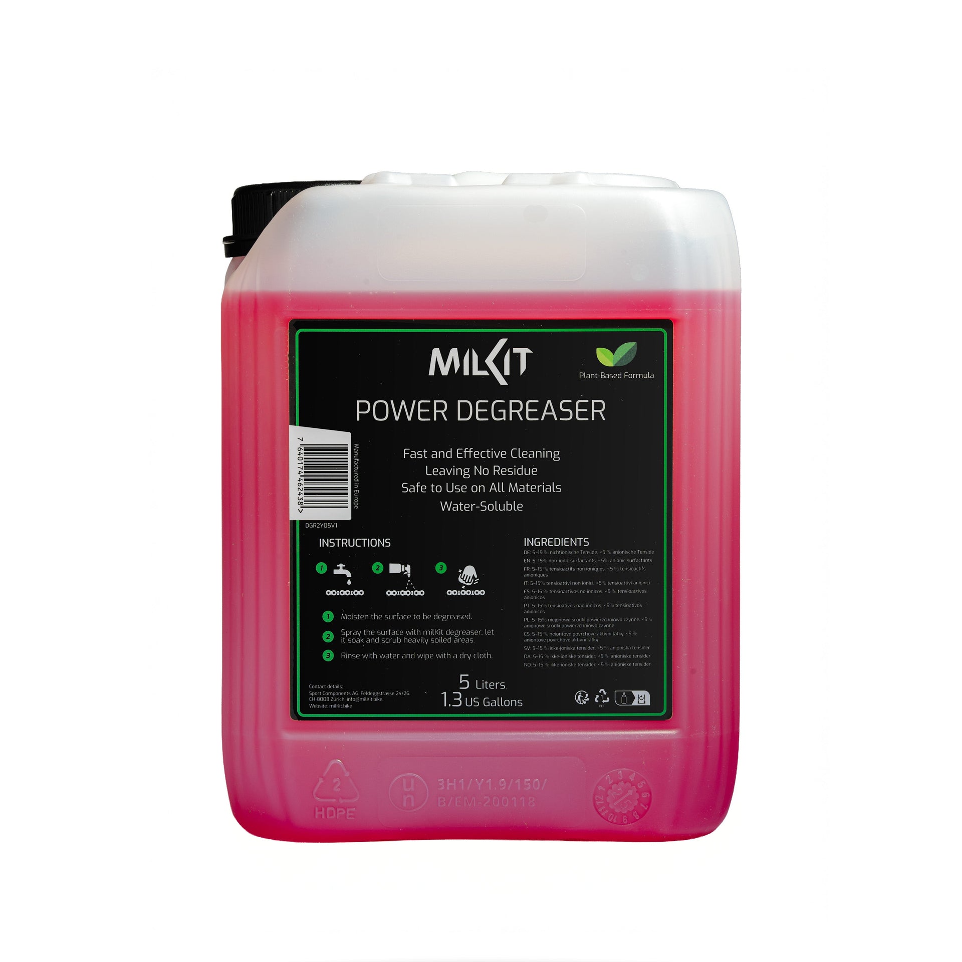 milKit Degreaser Container 5 L