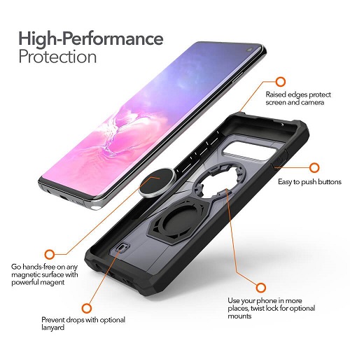 Rugged Case Galaxy S10+ Black