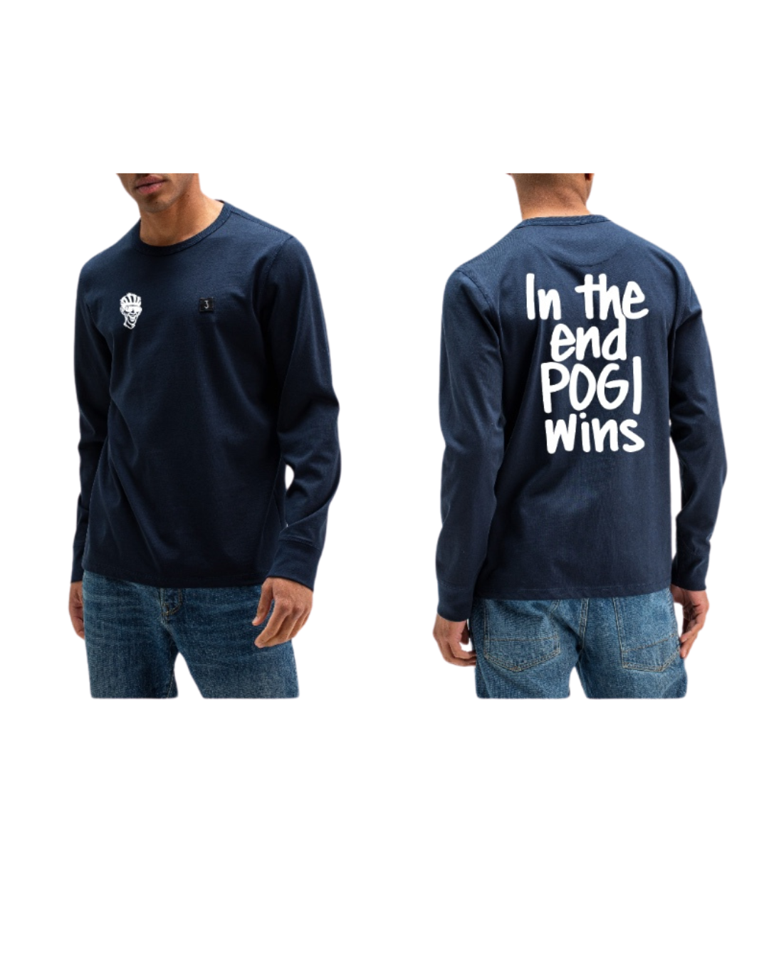 Zesdaagse shirt Pogi - Blauw