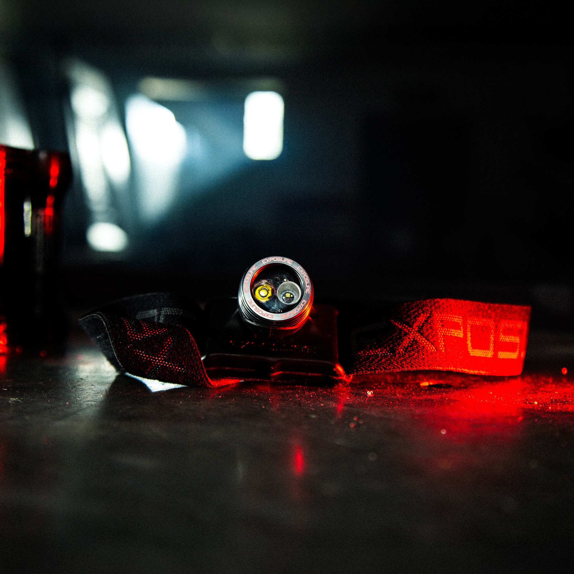 Exposure Head Torch Red and White