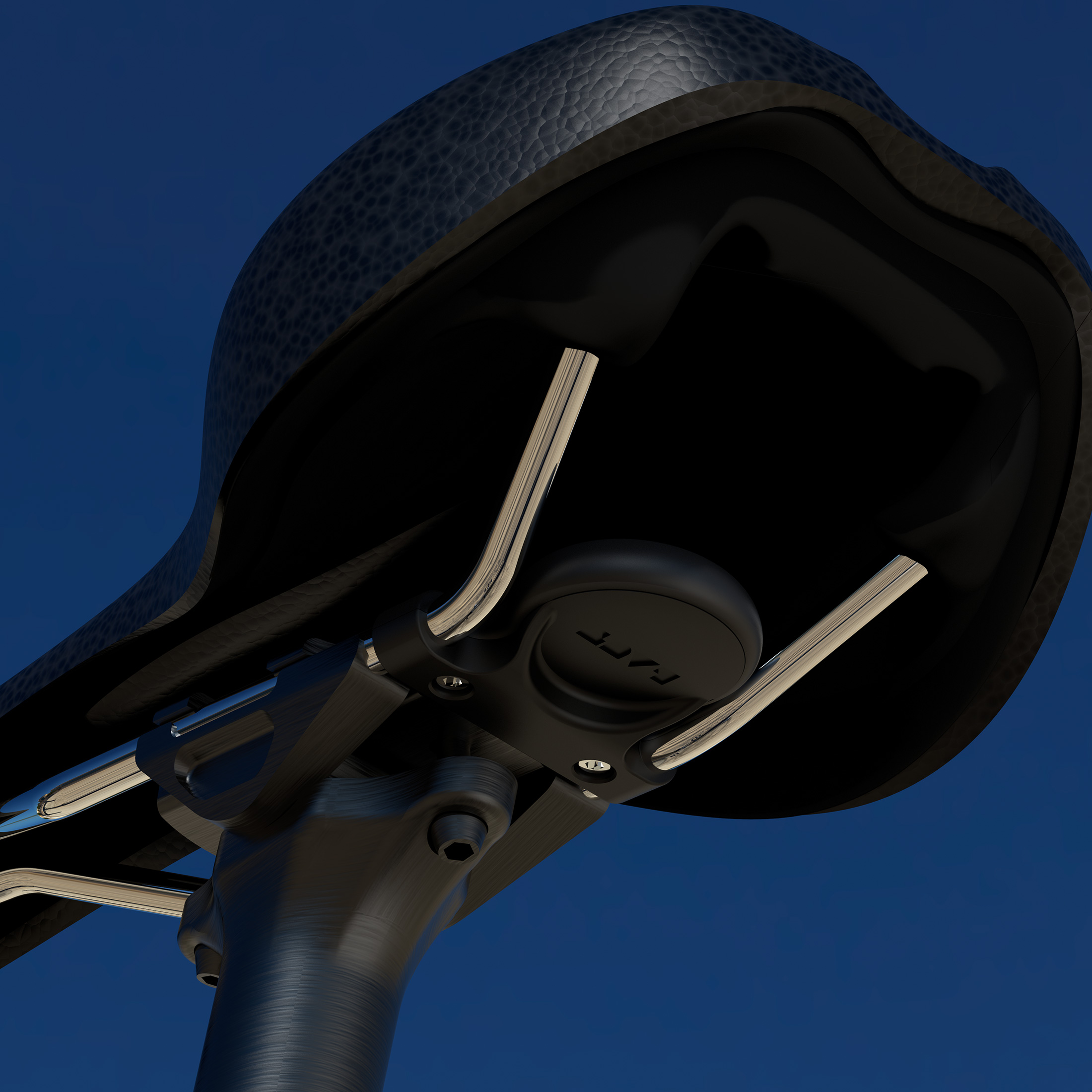 Bike Tag Saddle Mount for AirTag Black
