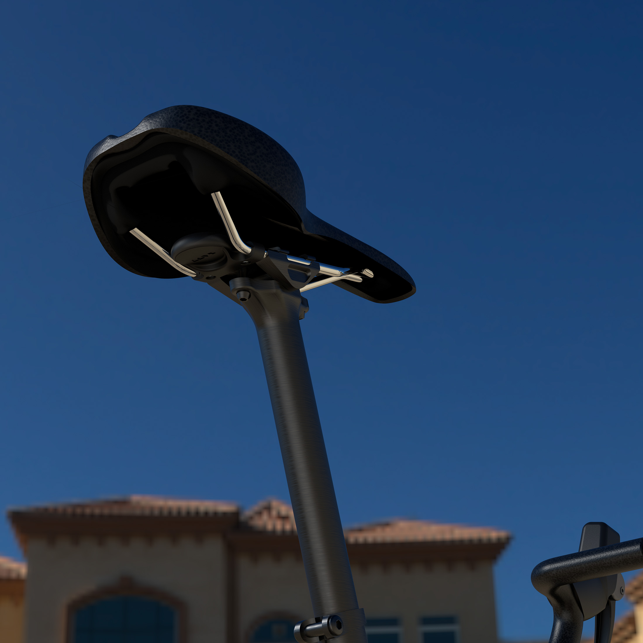 Bike Tag Saddle Mount for AirTag Black