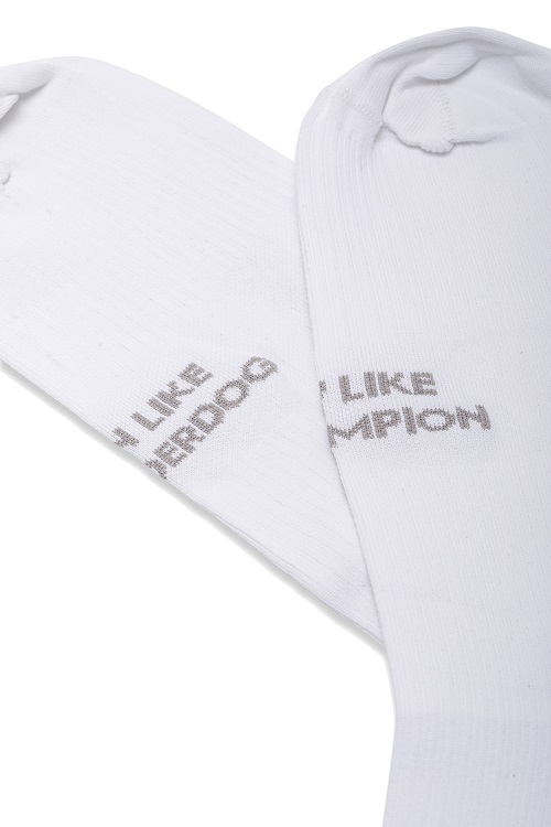 Logo Socks White