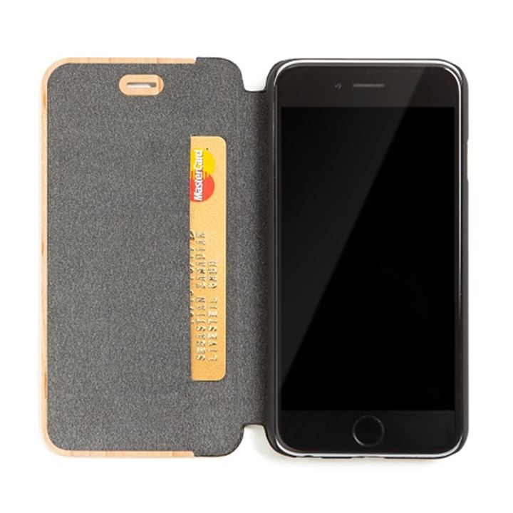EcoFlipcover Maple/Leather iPhone 7/8P